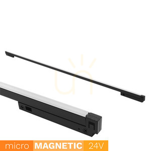 Linia led do szyn magnetycznych un5-600f micro magnetic 18w 4000k czarna small 1