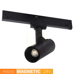 Reflektor spot do szyn magnetycznych un5-l20 micro magnetic 3w 3000k czarny small 1