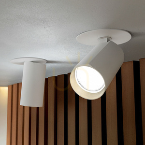 Lampa sufitowa wpuszczana bora kj2108 1xgu10 biały small 3
