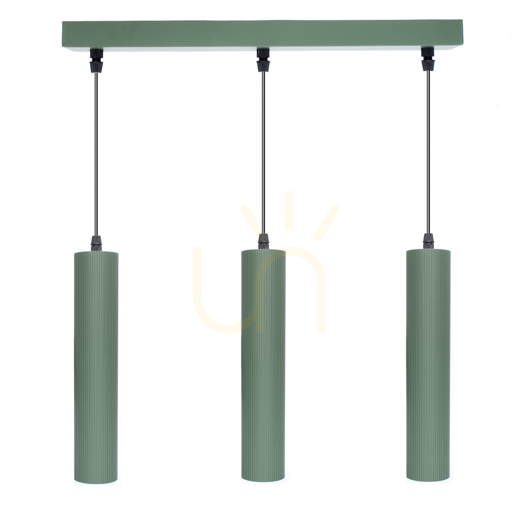 Zobacz Lampa wisząca 3 x gu10 esla kj217 oliwkowy Lampa wisząca 3 x gu10 esla kj217 oliwkowy