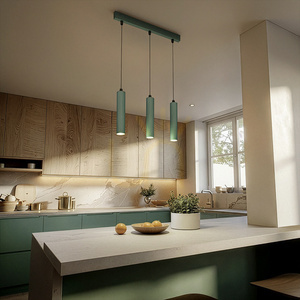 Lampa wisząca 3 x gu10 esla kj217 oliwkowy 3 Lampa wisząca 3 x gu10 esla kj217 oliwkowy small 3