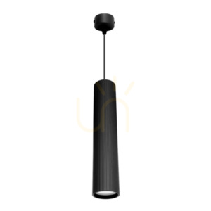 Lampa wisząca 1 x gu10 esla kj2118 czarny small 1