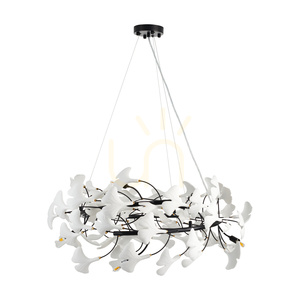 Lampa wisząca BOTANIKA czarno biała 80 cm small 0