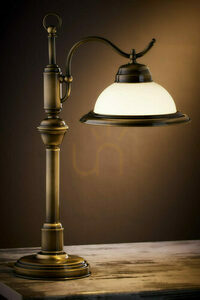 Lampka biurkowa OPAL Mosiądz E27 JUPITER small 6