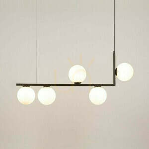 Lampa wisząca Sigma Andy 5 czarna 90 cm G9 SKU 33611 small 1