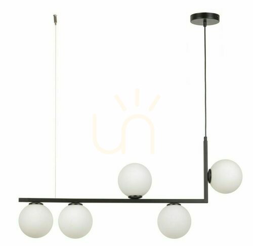 Sprawdź Lampa wisząca Sigma Andy 5 czarna 90 cm G9 SKU 33611