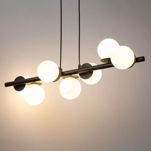 Lampa wisząca Sigma Avola 7 czarna biała 40788 small 1