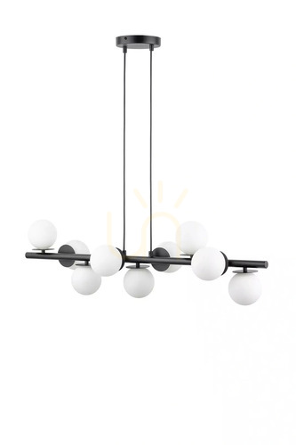 Sprawdź Lampa wisząca Sigma Avola 9 czarna biała G9 SKU 40789
