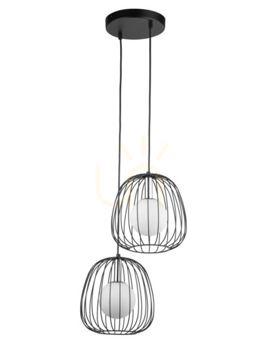 Sprawdź Lampa wisząca Sigma BELL 2 czarna 24 cm G9 SKU 40724