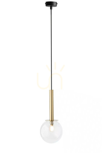 Sprawdź Lampa wisząca Sigma DAISY 1 złoty transparentny 14 cm 40757