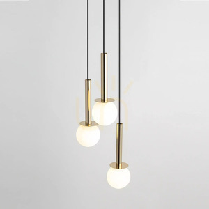 Lampa wisząca Sigma DAISY 3 złota biała szkło 40770 small 1