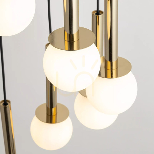 Sprawdź Lampa wisząca Sigma DAISY 7 złoty biały 35 cm 40772