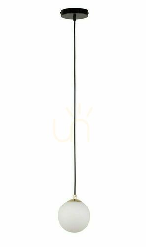Sprawdź Lampa wisząca Sigma Piano 1 czarna mosiądzowana 14 cm 33658