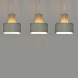 Lampa wisząca Sigma RIF 3 szary beż 41163 small 1