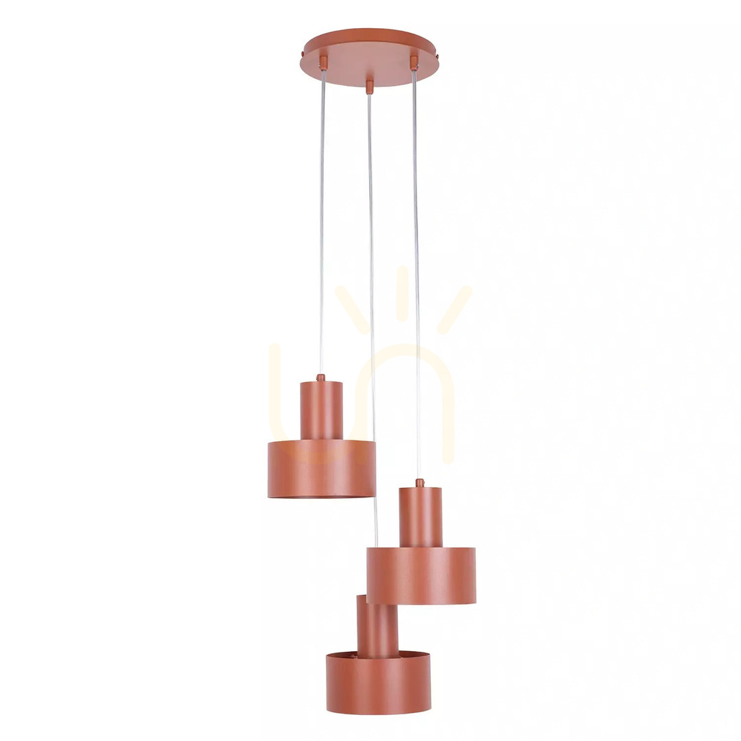 Sprawdź Lampa wisząca Sigma RIF 3 ceglany E27 41167 Lampa wisząca Sigma RIF 3 ceglany E27 41167