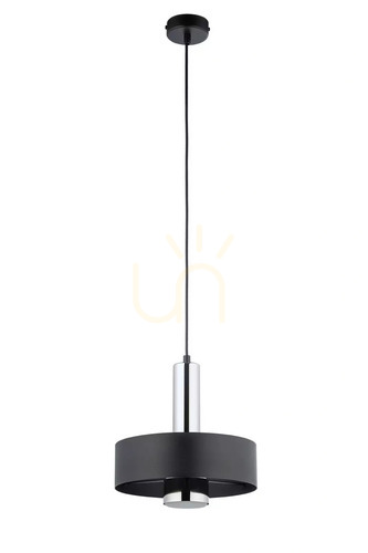 Sprawdź Lampa wisząca Sigma RIF LUX 1 M czarny/srebrny 25 cm 40715