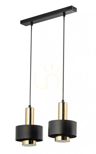 Sprawdź Lampa wisząca Sigma RIF LUX 2 czarno-złota 45 cm GX53 40785
