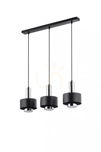 Sprawdź Lampa wisząca Sigma RIF LUX 3 czarno-srebrna 40716