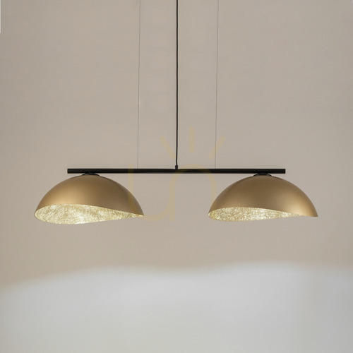 Sprawdź Lampa wisząca Sigma Solar 2 M czarna złoty klosz SKU 40580