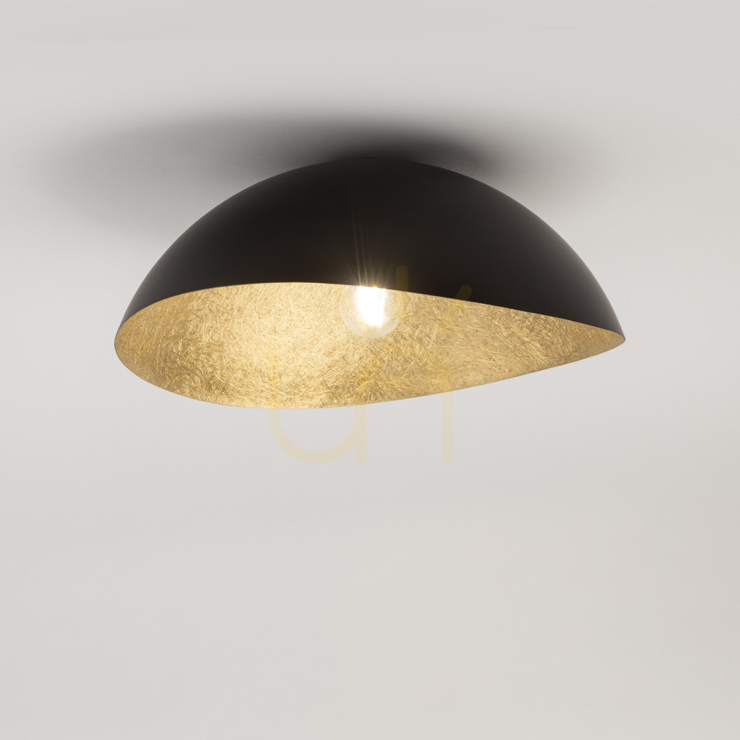 Zobacz Plafon Sigma Solaris S czarny złoty E27 IP20 33 cm 40597 Plafon Sigma Solaris S czarny złoty E27 IP20 33 cm 40597