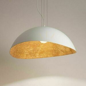 Lampa wisząca Sigma Solaris L biało-miedziana 40623 small 1