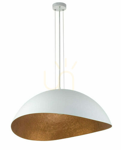 Sprawdź Lampa wisząca Sigma Solaris XL biała/miedziana 40624