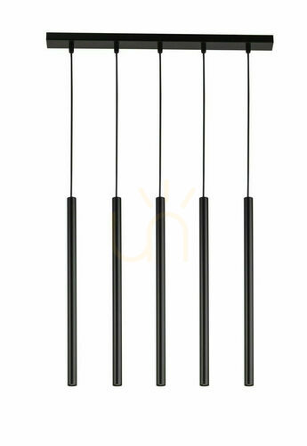 Sprawdź Lampa wisząca Sigma Sopel 5 czarna stal 60 cm 33615