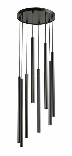 Sprawdź Lampa wisząca Sigma Sopel 8 czarna stal lakierowana 30 cm 33628