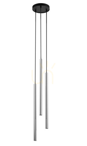 Sprawdź Lampa wisząca Sigma Sopel Lux 3 czarna/srebrna 40731