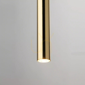 Lampa wisząca Sigma SOPEL LUX 1 długa czarno-złota 40747 small 1