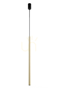 Lampa wisząca Sigma SOPEL LUX 1 długa czarno-złota 40747 small 0