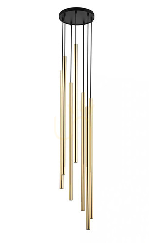 Sprawdź Lampa wisząca Sigma SOPEL LUX czarno-złota 5xG9 40750