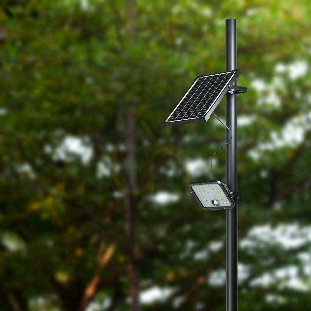 Wyświetl Naświetlacz LED solarny V-TAC 30W pilot auto timer czujnik ruchu IP65 CCT VT-432CCT 4800lm Naświetlacz LED solarny V-TAC 30W pilot auto timer czujnik ruchu IP65 CCT VT-432CCT 4800lm