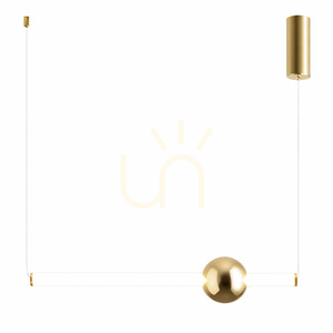 Lampa wisząca O-LINE LED 63 cm złoty połysk small 3