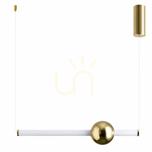 Lampa wisząca O-LINE LED 63 cm złoty połysk small 4