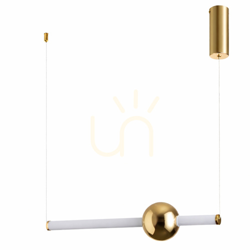 Sprawdź Lampa wisząca O-LINE LED 63 cm złoty połysk