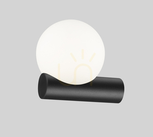 Kinkiet Zuma Line FORES W0574-01E-P7AA, czarny mat, 1×G9 small 0