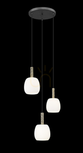 Lampa Wisząca CALVO P0076-03A-P7AA Czarny 3xG9 1 Lampa Wisząca CALVO P0076-03A-P7AA Czarny 3xG9 small 1