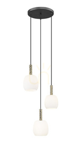 Lampa Wisząca CALVO P0076-03A-P7AA Czarny 3xG9 0 Lampa Wisząca CALVO P0076-03A-P7AA Czarny 3xG9 small 0