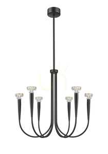 Lampa Wisząca BOSTON P0603-06F-P7B1 Czarny 6xLED small 0