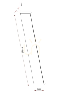 Kinkiet BONNY 250070L-GD Złoty 1xLED 1 Kinkiet BONNY 250070L-GD Złoty 1xLED small 1
