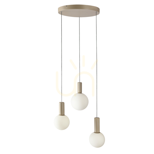 Sprawdź Lampa wisząca TESTA beżowy G9 10W CANDELLUX 33-50908