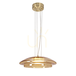 Lampa wisząca OMBRE 34 pomarańczowy 10W CANDELLUX 31-51080 small 0