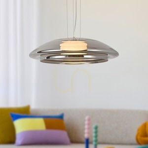 Lampa wisząca OMBRE 34 szary 10W CANDELLUX 31-51103 small 1