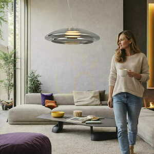 Lampa wisząca OMBRE 42 szary 10W CANDELLUX 31-51097 small 2
