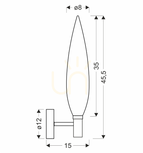 Sprawdź Kinkiet NORDIC złoty G9 5W CANDELLUX 21-55132