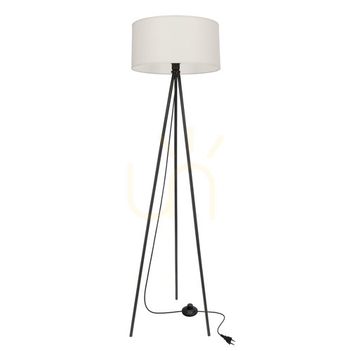 Sprawdź Lampa podłogowa SHANTI szary E27 40W CANDELLUX 51-38722