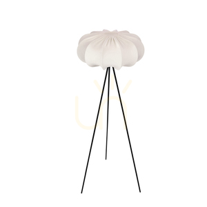 Lampa podłogowa CAFEE’ trójnóg, kremowy abażur 52 cm E27 40W CANDELLUX 51-42033 small 0