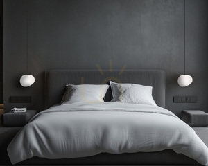 Lampa wisząca STONES biało czarny E27 40W CANDELLUX 31-35127 small 1
