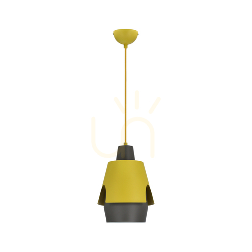 Sprawdź Lampa wisząca FALUN żółty E27 40W CANDELLUX 50101149